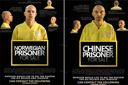 Daesh anuncia la ejecución de dos rehenes, uno chino y otro noruego